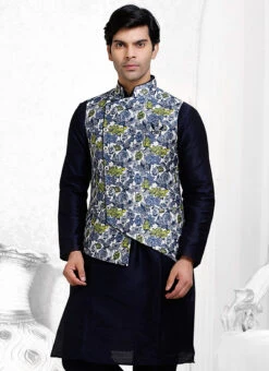 Tricolor Printed Nehru Jacket -C Bazaar Shop tricolor printed nehru jacket jkmmdcj392 b