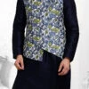 Tricolor Printed Nehru Jacket