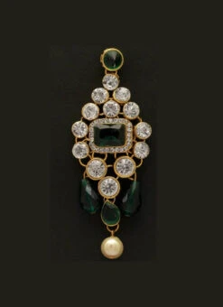 Tricolored Danglers Earrings Party Wear