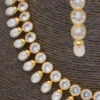 White Designer Necklace Set Party Wear