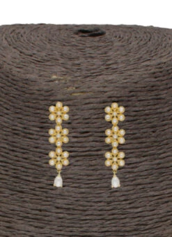 White Designer Necklae Set Party Wear