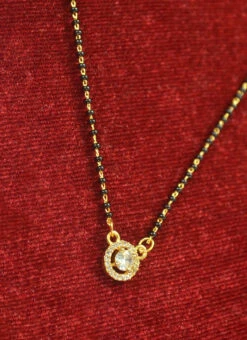 White N Black Golden Plated Stones Mangalsutra Party Wear -C Bazaar Shop white n black golden plated stones mangalsutra hejasvcbhspk022 b