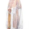 White Organza Cotton Gota Patti Work Dupatta Festive Wear