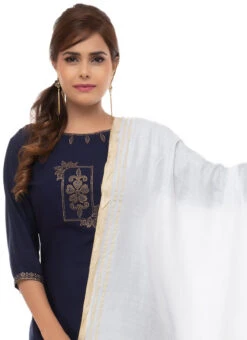 White Slub Cotton Dupatta Festive Wear 7 White Slub Cotton Dupatta Festive Wear -C Bazaar Shop white slub cotton dupatta dpdmfmfd092 b