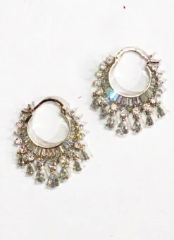 White Stone Dangler Party Wear -C Bazaar Shop white stone dangler erddrj9387h b